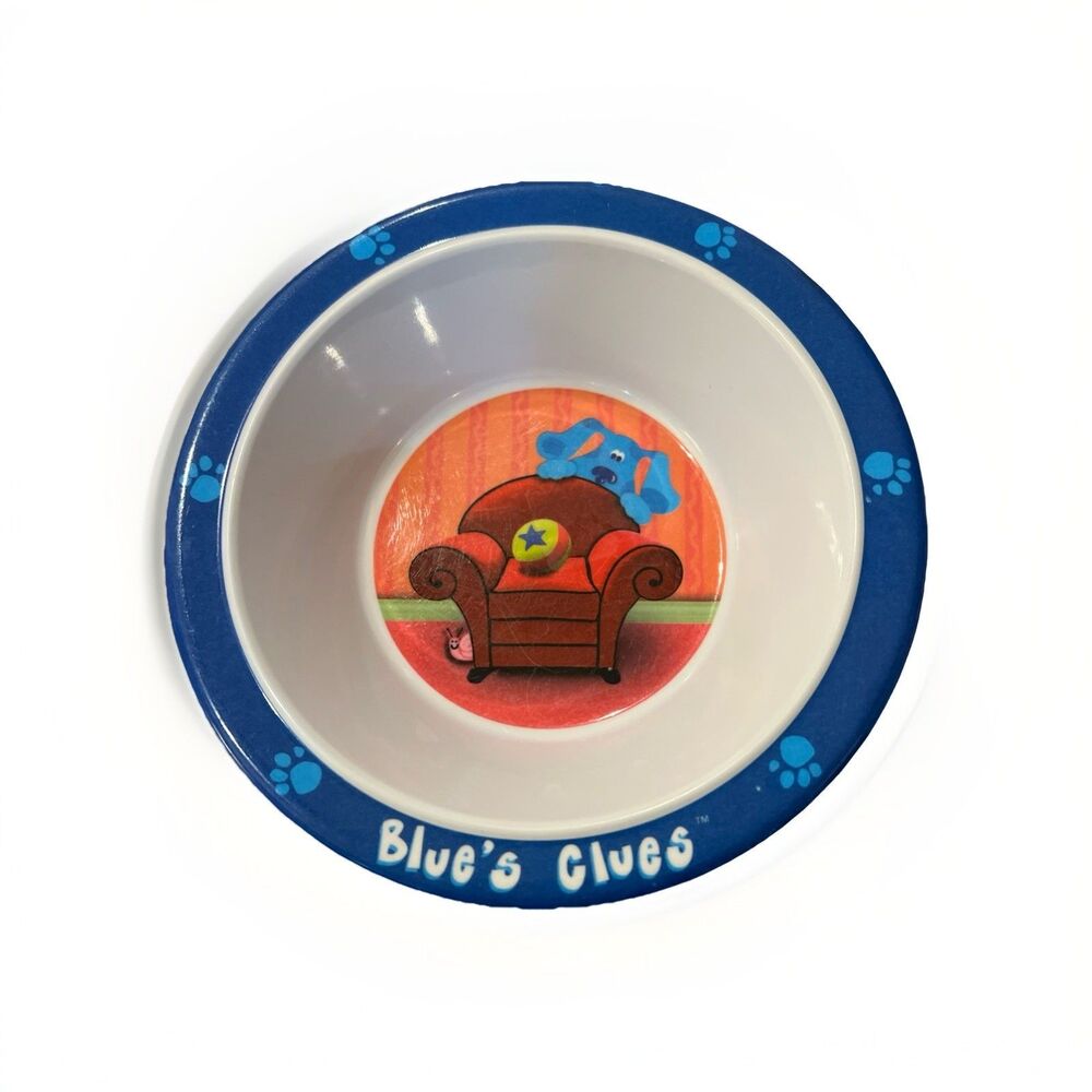 Blues Clues Vintage Eden Designs Melamine 6.5” Bowl Big Chair